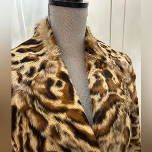Vintage Marciano Leopard Fur Jacket, size Small